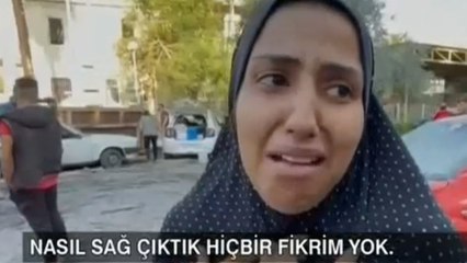 Gazze'de hastane saldırısı: Nasıl sağ çıktık hiçbir fikrim yok
