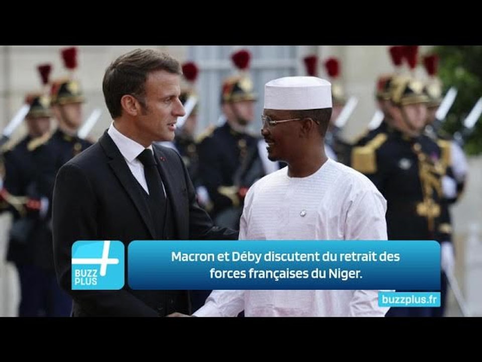 Macron et Déby discutent du retrait des forces françaises du Niger.