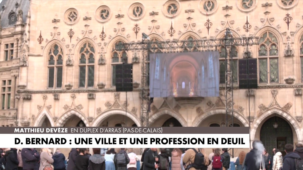 Obsèques de l'enseignant tué à Arras : Plusieurs milliers de personnes attendues autour de la cathédrale d'Arras