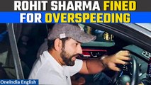 India captain Rohit Sharma handed traffic fines before World Cup match: report | Oneindia News