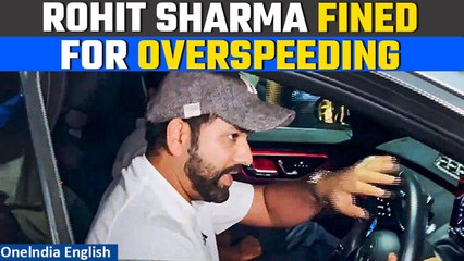 India captain Rohit Sharma handed traffic fines before World Cup match: report | Oneindia News