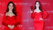Tamannaah Bhatia Slays In Red Outfit At Launch Of A Beauty Store