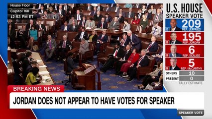 Télécharger la video: Jim Jordan gets fewer votes in second vote for speaker than first