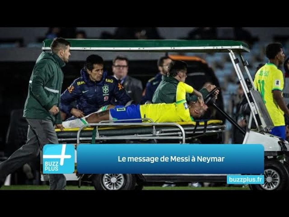 Le message de Messi à Neymar