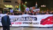 Elazığ'da İsrail'in Gazze'deki saldırıları protesto edildi