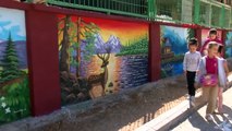 Gaziantep'te Vehbi Dai İlkokulu'nda Doğa ve Hayvan Resimleri Projesi