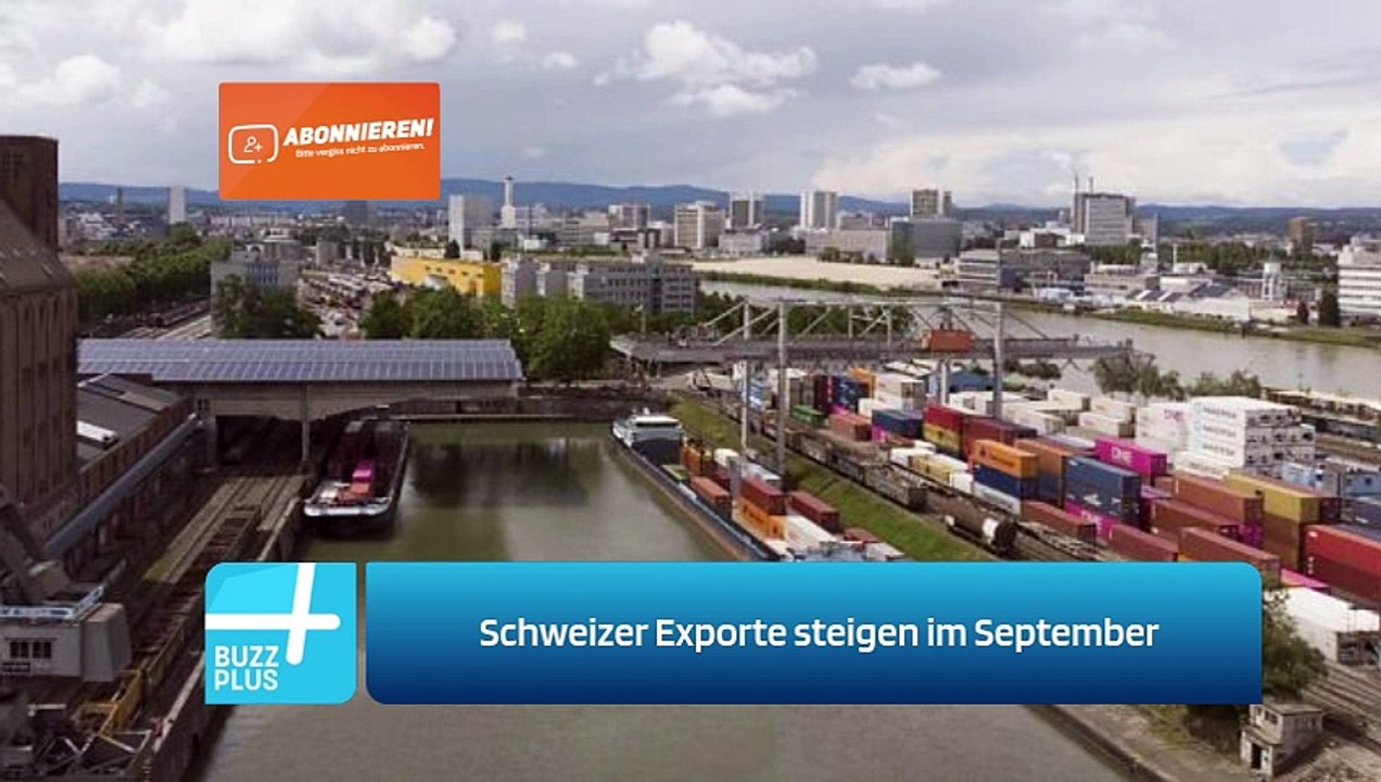 Schweizer Exporte steigen im September