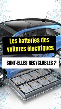 Les batteries des voitures électriques : sont-elles recyclables ?