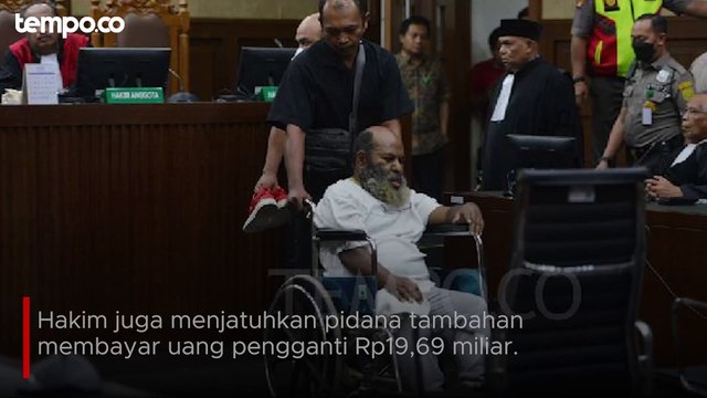 Lukas Enembe Divonis 8 Tahun Penjara, Denda Rp 500 Juta dan Bayar Pengganti Rp19,6 Miliar