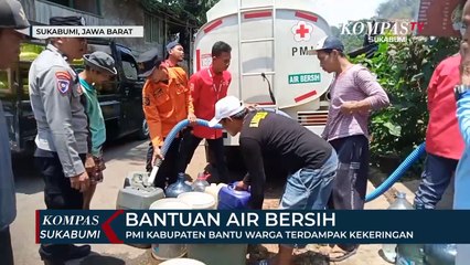 PMI Kabupaten Bantu Warga Terdampak Kekeringan Di Dua Kecamatan