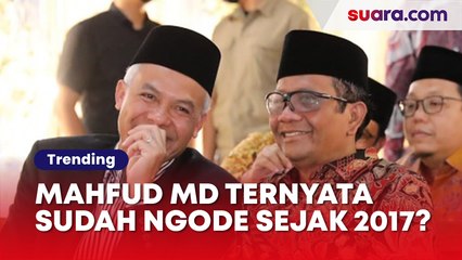 Kini Jadi Cawapres Ganjar, Mahfud MD Ternyata Sudah Ngode Sejak 2017? 'Yang Bertandatangan...'