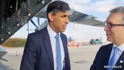 Premier britannico Sunak arrivato a Tel Aviv