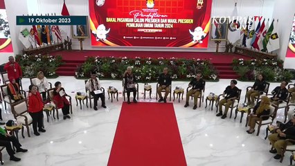 Pesan Megawati Saat Antarkan Ganjar Mahfud Daftar ke KPU