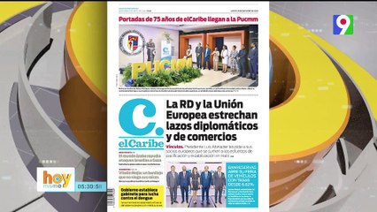 Titulares de prensa Dominicana del miércoles 18 de octubre | Hoy Mismo