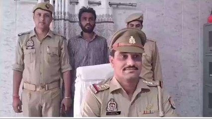 फिरोजाबाद: 25 हजार के इनामिया बदमाश को पुलिस ने किया गिरफ्तार