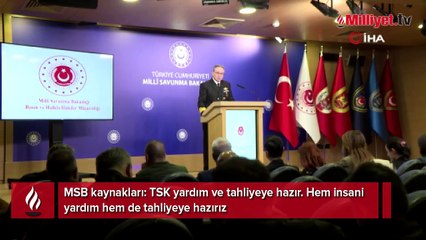 MSB kaynaklarından Gazze açıklaması: TSK yardım ve tahliyeye hazır