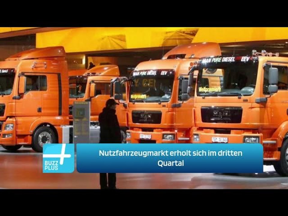 Nutzfahrzeugmarkt erholt sich im dritten Quartal