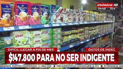 Una familia necesitó 320 mil pesos para no ser pobre en Argentina