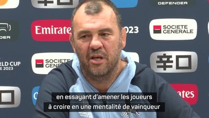 Argentine - Cheika : "Amener les joueurs à croire en une mentalité de vainqueur"