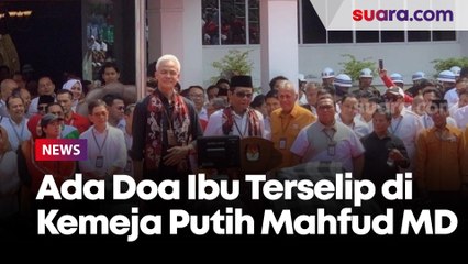 Pernah Gagal Dipakai 5 Tahun Lalu, Ternyata Ada Doa Ibu Terselip di Kemeja Putih Mahfud MD