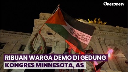 Ribuan Warga Demo di AS Membela Palestina dan Mengecam Serangan Israel di Gaza