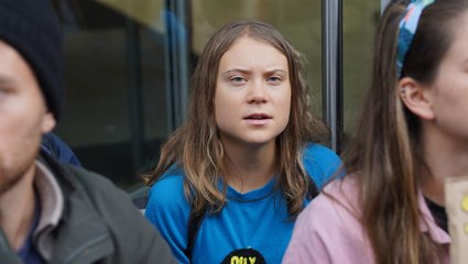 Watch: Greta Thunberg joins second London oil protest days after arrest