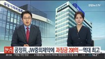 공정위, JW중외제약에 과징금 298억…역대 최고