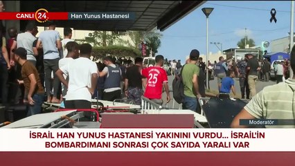İsrail, Han Yunus Hastanesi yakınındaki hedefleri vurdu! Bölgeden dumanlar yükseliyor