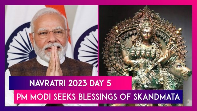 Navratri 2023: PM Modi Wishes Nation On Day 5 Of Festival & Seeks Blessings Of Goddess Skandmata
