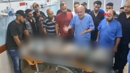 İsrail, Han Yunus'ta bir evi vurdu! Filistinli doktor çocukların cenazesi önünde isyan etti