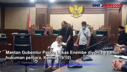 Tok! Lukas Enembe Divonis 8 Tahun Penjara dan Denda Rp500 Juta