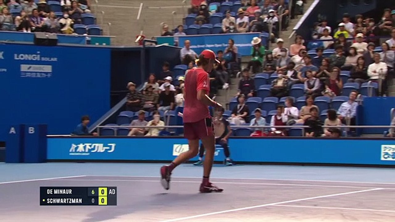 Diego Schwartzman cayó sin atenuantes frente a De Miñaur