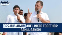 “BRS-BJP-AIMIM are linked together”, Rahul Gandhi attacks BJP in Telangana| Congress | Election 2023