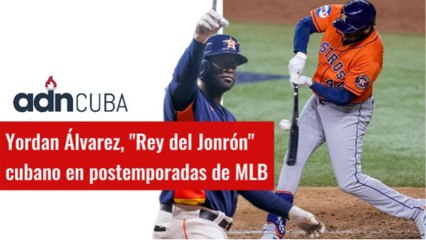 Yordan Álvarez, el “Rey del Jonrón” cubano en postemporadas de MLB