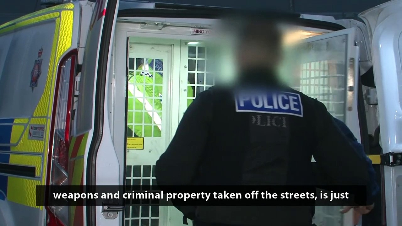 Police crackdown on county lines drug dealing