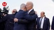 Joe Biden enfatiza apoyo a Benjamín Netanyahu en visita de ocho horas a Israel