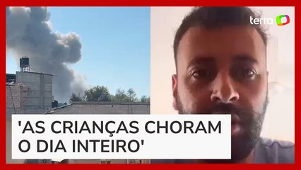 Brasileiro que vive em Gaza registra explosão ao lado de casa: 'Não existe lugar seguro'