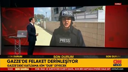 CNN TÜRK ekibi 13 gündür bombalanan Gazze'yi görüntüledi