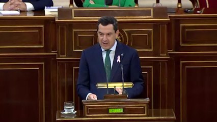 Moreno defiende igualdad entre todos los españoles