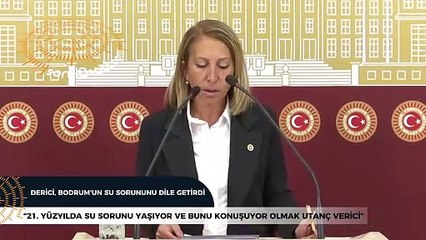 “21. Yüzyılda su sorunu yaşıyor ve bunu konuşuyor olmak utanç verici”