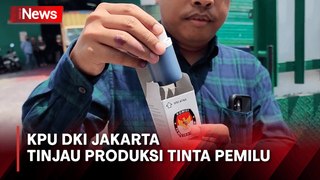 KPU DKI Jakarta Tinjau Produksi Logistik Tinta Pemilu Untuk Pastikan Kualitas