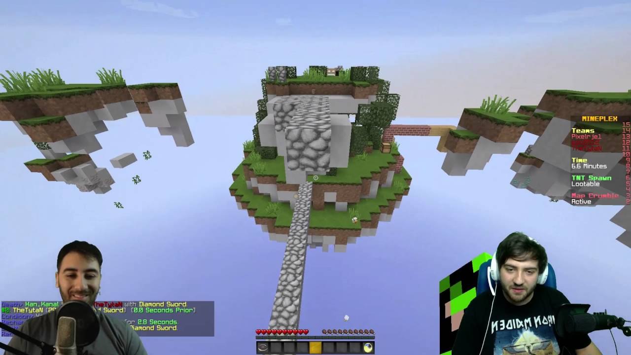 Minecraft Minigame Skywars - Beni Sinir Eden Yu...