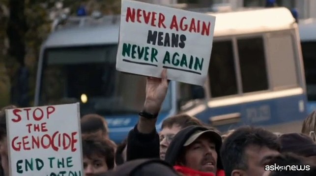 Free Palestine , scontri con la polizia a Berlino, arresti e feriti