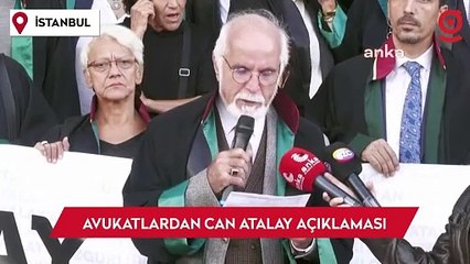 Avukatlardan, Can Atalay için Çağlayan Adliyesi'nde açıklama