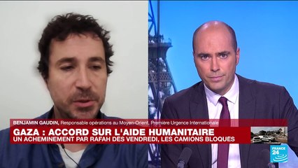 Gaza : la gestion des foules à Rafah, principal défi pour la mise en place d'un convoi humanitaire