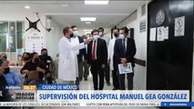 Zoé Robledo supervisa el Hospital General Dr. Manuel Gea González