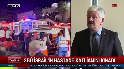 SBÜ İsrail'in hastane katliamını kınadı