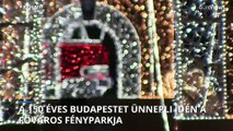 Látványos fényparkkal ünneplik a 150 éves Budapestet