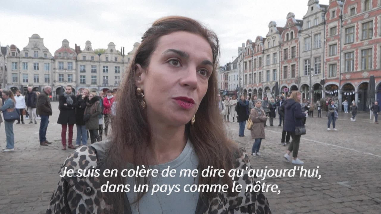 Professeur poignardé en France : Arras rend hommage à Dominique Bernard