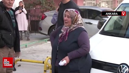 Ankara'da eşini eşarpla boğup öldürdükten sonra defalarca bıçakladı